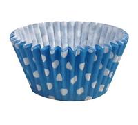 12 Excellent Quality Muffin / Cupcake Cases by Holly Cupcakes: Blue Polka Dot