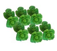 12 Exquisite Edible Sugar Fondant Rose Blossom/Daisy Flowers; 2.7cm Birthday, Wedding/Anniversary, Baby/Bridal Shower, Easter, Mothers Day Cake/Cupcake Toppers/Decorations (Brilliant Green/Lime Green)