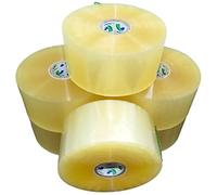 12 EXTRA LARGE ROLLS OF CLEAR TRANSPARENT POLYPROPYLENE PACKAGING PARCEL UMAX TAPE - 2 INCHES WIDE x 150 METRES PER ROLL - 50mm x 150m - BOX SEALING PACKING MAILING POSTAL POSTAGE TAPES