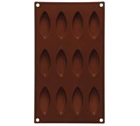 12 Eye Shape Brown Chocolate Mould, Flexible Non-Stick Silicone Tray, Heat Resistant Up to 230°C Premier Housewares Brown One Size