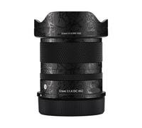12 F 1.4 DC DN Skin Lens Camera Skin Wrap Vinyl Protective Sticker Photography Accessories for Sigma 12mm F1.4 DC DN fit for Canon RF Mount(Splash Ultra Black)
