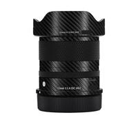 12 F 1.4 DC DN Skin Lens Camera Skin Wrap Vinyl Protective Sticker Photography Accessories for Sigma 12mm F1.4 DC DN fit for Canon RF Mount(Carbon Fiber Black)