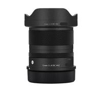 12 F 1.4 DC DN Skin Lens Camera Skin Wrap Vinyl Protective Sticker Photography Accessories for Sigma 12mm F1.4 DC DN fit for Canon RF Mount(Leather Black)