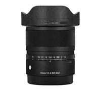 12 F1.4 DC DN Camera Skin Wrap Lens Skins Protector Anti-Scratch Coat Wrap Cover Sticker for Sigma 12mm F1.4 DC DN fit for Sony/Fujifilm XF Mount(Circuit Black)