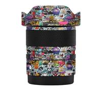 12 F1.4 DC DN Camera Skin Wrap Lens Skins Protector Anti-Scratch Coat Wrap Cover Sticker for Sigma 12mm F1.4 DC DN fit for Sony/Fujifilm XF Mount(Graffiti White)