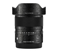12 F1.4 DC DN Camera Skin Wrap Lens Skins Protector Anti-Scratch Coat Wrap Cover Sticker for Sigma 12mm F1.4 DC DN fit for Sony/Fujifilm XF Mount(Splash Ultra Black)