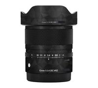 12 F1.4 DC DN Camera Skin Wrap Lens Skins Protector Anti-Scratch Coat Wrap Cover Sticker for Sigma 12mm F1.4 DC DN fit for Sony/Fujifilm XF Mount(Triangle Black)