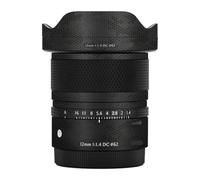 12 F1.4 DC DN Camera Skin Wrap Lens Skins Protector Anti-Scratch Coat Wrap Cover Sticker for Sigma 12mm F1.4 DC DN fit for Sony/Fujifilm XF Mount(Mamba Black)