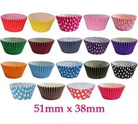 12 Fabulous Muffin Cases by Holly Cupcakes- Choose from 19 Colours in Polka dots or Plain!