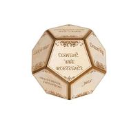 12 Face Decision Dice - Rolling Nut for Fun Choices | Board Game for School Travel and Apartments with Social Dynamics