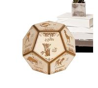 12 Face Dice with Rotation - Multi-faceted Game Dice for Parties and , Board Game for School Travel and Apartments with Social Dynamics