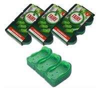 12 Fairy Dish Brush Refill Pads Replacement Washing Up Heads