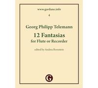 12 Fantasias: for Flute or Recorder