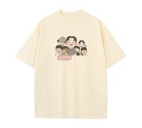 12 Feasta Washed T-Shirt Come Back 2025 Washed Graphic Cotton Shirt(A-Beige,4XL)