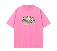 12 Feasta Washed T-Shirt Come Back 2025 Washed Graphic Cotton Shirt(A-Pink,5XL)