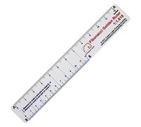 12" Fibonacci No-Math Ruler, Flexible PETG Ruler