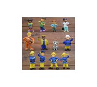 12 Fireman Sam Figures - 3-5 cm Collectible Toy Set, Perfect Christmas Gift for Ages 3+