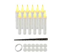 12 Floating Led Candles Warm White Hanging Halloween Decoration, Harry Potter Floating Candles
