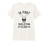 12 Foot Skeleton Club Glasses Funny Easter Giant Skelly Premium T-Shirt