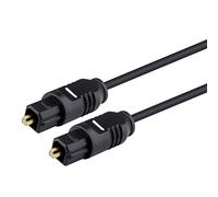 12 Ft / 3.7 m Digital Optical Audio TosLink Cable for Pro Audio cards / MiniDisk players and recorders / Xbox 360