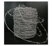 12 Gauge Barbed Wire Roll - 40 to 1640 Feet for Durable Farm Fencing Animal Deterrent Garden Projects Crafting Bird Feeders - Heavy Duty Security ution