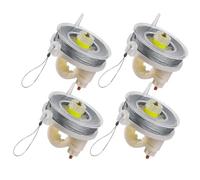 12-Gauge Trip Wire for Security and Perimeter Alarms - 85ft Line with Reusable Reel, Pack of 4