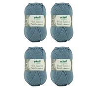 12 GBC2387 GRUNDL-HOT Socks Pearl Uni-Pack of 4-50 g Each Ball 12