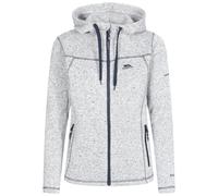 (12, Ghost Navy Marl) Trespass Odelia Womens Full Zip Fleece Hood Jacket