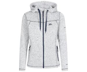 (12, Ghost Navy Marl) Trespass Odelia Womens Full Zip Fleece Hood Jacket