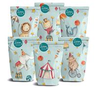 12 Gift Bags for Children's Birthday Parties - Circus - Set of 13