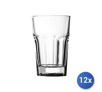 12 Glasses Glass Model Casablanca, 36cl, Transparent, Tall