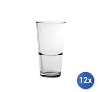 12 Glasses In Large Glass 37.2 Long Drink, Transparent