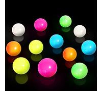 12 Glow in The Dark Sticky Balls: Night Stress & Fidget Toy, Fluorescent Balls for Kids & Adults