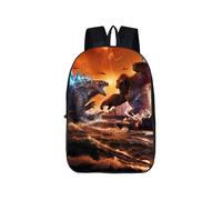 (12) Godzilla vs King Kong Backpack Schoolbag Kids Gift