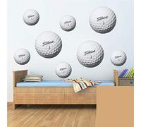 12 Golf Ball Wall Stickers for Bedroom Child Decal Sports Themed