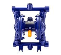 12 GPM Air Operated Air Diaphragm Double Diaphragm Pump Cast Iron 115 PSI Dual Pump Petroleum Fluids 1/2 Inch Inlet/Outlet QBK-15