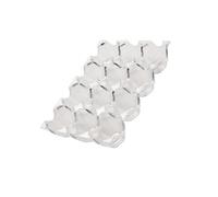 12 Grid Acrylic Egg Tray Box for Refrigerator Kitchen Storage | Organizer, Reusable Countertop Display, Holds up 12 Eggs for Cabinets