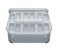 12 Grid Egg Incubator Box - Transparent Reptile Breeding Container For Gecko Eggs | Portable Hatching Incubator, Lightweight PP Egg Holder For Lizards Snakes Turtles Small Pets Breding Farm Supplies