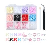 12 Grids Fashionable Nails Charm For Eye Catching Designs Art Enhancing Your Look For Weddings And Event Nail Charms