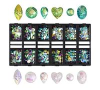 12 Grids For Rhinestone Art Decorations Multi Shapes For Nails Manicure Too