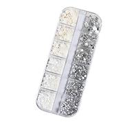12 Grids Luxury 3D Studs Rhinestones Art 3D Rhinestones Diamonds Crystal Jewels Stones