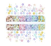 12 Grids Small Flower Sequin Decorative Epoxy Cast Resin Jewelry Making Accessories Nail Sequin Glitter Epoxy Resin Glitter Epoxy Mold Glitter