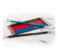 12 HB Round Graphite Pencils Personalised with Name Premium Quality German Made Pencils (Mix NAVY/BLACK/RED)
