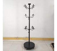 12-Head Wig Stand Holder, Mannequin Head Stand with Wheels