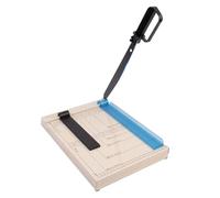 12″ Heavy Duty A4 Guillotine Paper Cutter with Adjustable Guiding Ruler, 12 Sheets Capacity Titanium Paper Trimmer, Precision Cutting for Cardstock, Crafts, Coupons, Labels, Photos, Scrapbooking Album