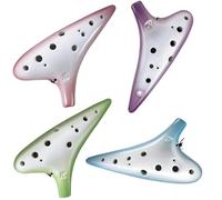 12 Hole AC Beginner Entry Music Lover Ocarina Alto C Key Instrument Ocarina Ceramic Instrument(1)