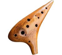 12-hole AC-tuned Alto C-tuned Beginners' Professional Wooden Ocarina Instrument