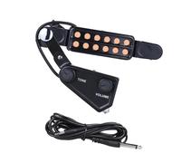 12-Hole Acoustic Guitar Pickup Guitar Preamp Pickup Tuner Amplifier 9.8ft Connection Cable With Tone Volume Controller