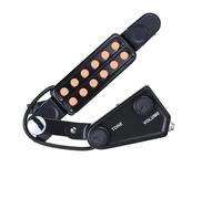 12-hole Acoustic Guitar Sound Hole Pickup Magnetic Transducer With Tone Volume Controller Audio Cable Easy To Install