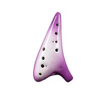 12-Hole Alto C Ceramic Ocarina for Beginners with Tutorial ocarina instrument, musical instrument